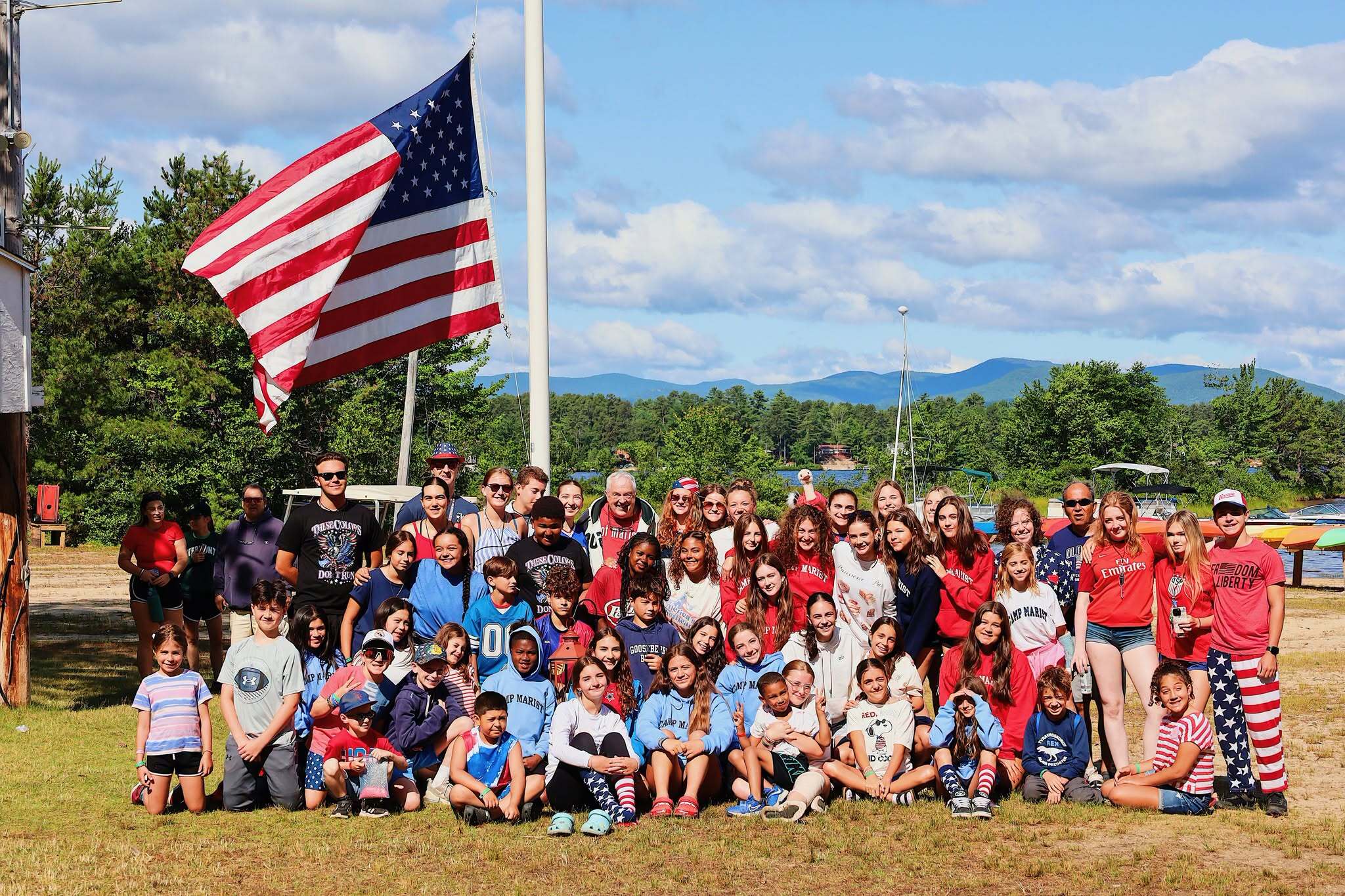 Session 1 Campers Celebrate the Fourth of July at Camp Marist
