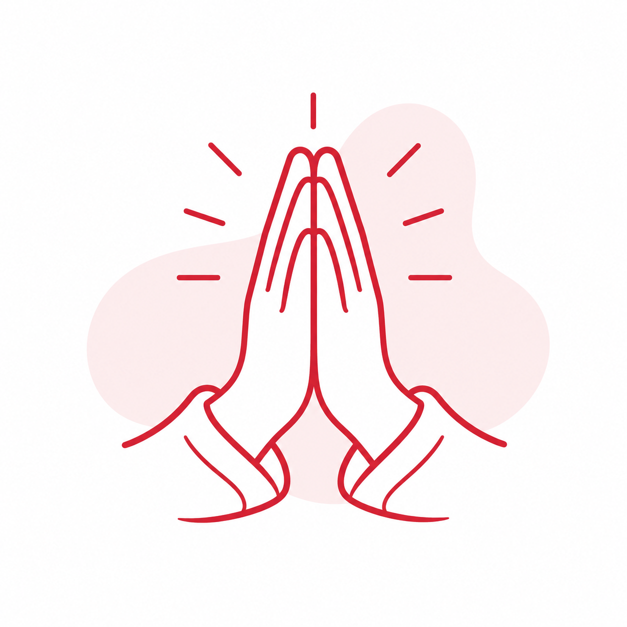 Prayer hands icon